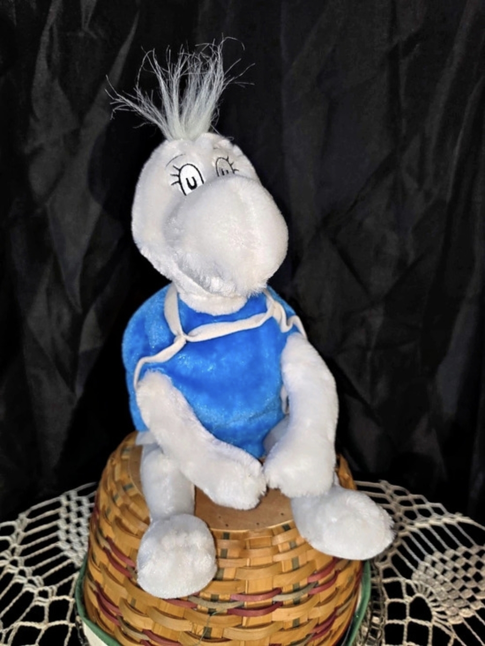 Dr. Seuss Blue & White Plush Toy